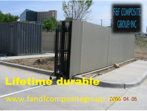 Shop the ultimate fencing solution that is a lifetime durable all weatherproof and maintenance free fiberglass fencing system, Fiberfence and other name brand fiberglass products by F&F Composite Group.

Just visit : http://www.fandfcompositegroup.com/ or call us at : (817) 379-4411