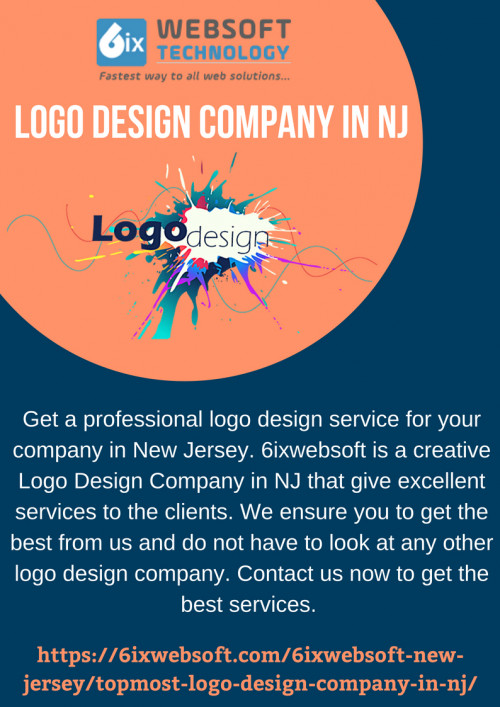 6ixwebsoft is a professional Logo Design Company in NJ. Our logo designers create unique, meaningful & beautiful creations for your business and brand at an affordable cost. Visit our website now & get the professional logo for your company.

https://6ixwebsoft.com/6ixwebsoft-new-jersey/topmost-logo-design-company-in-nj/
#LogoDesigning #Service