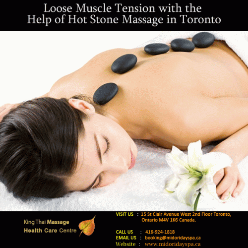 Hot Stone Massage Toronto used special massage techniques, spread out a soothing heat that increases deep relaxation of the muscles and the mind. This therapy benefits for chronic pain relief, stress reduction, healing relaxation. Visit: http://midoridayspa.ca/services/massage/hot-stone/