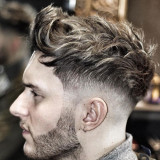 Low-Skin-Fade-with-Wavy-Hair