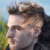 Low-Taper-Fade-with-Quiff-and-Spiky-Bangs