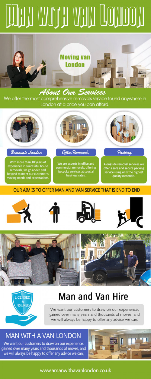 Our Website : https://www.amanwithavanlondon.co.uk/
If you are planning on moving home, there is going to be a range of things to organize. One of the more significant aspects to moving home is relying on the professionals to help with moving to the new property. Man and a van service is likely to be a highly popular option, when you really wants to shift in new location. 
My Profile : https://gifyu.com/amanwithavan
More Links : https://gifyu.com/image/pljd
https://gifyu.com/image/pljq
https://gifyu.com/image/pljl