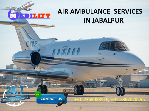 Medilift Air Ambulance Services in Jabalpur is an emergency services provider from this city to other cities by private charter aircraft, commercial airlines. It has the number one and specialist doctors from every department to the critical patients and the full-expert and well-trained team of paramedical technician team members during the transferring time.

Website: http://www.medilift.in/air-train-ambulance-jabalpur/