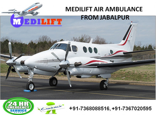 Medilift Emergency Patients transfer Air Ambulance Services in Jabalpur is quite cheap than other service provider and furnishing the best-in-class medical services in its outstanding chartered aircraft under fully observation of expert panel of medical team.   
Website: http://www.medilift.in/air-train-ambulance-jabalpur/