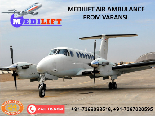 It is mandatory for critical ill patients to move to other major cities of India for getting the best treatment facilities. Medilift Medical Emergency Air Ambulance Services from Varanasi is the best and reliable way for getting relocation with full-fledged medically equipped chartered aircraft operated by well-qualified medical team.
Website: http://www.medilift.in/air-train-ambulance-varanasi/