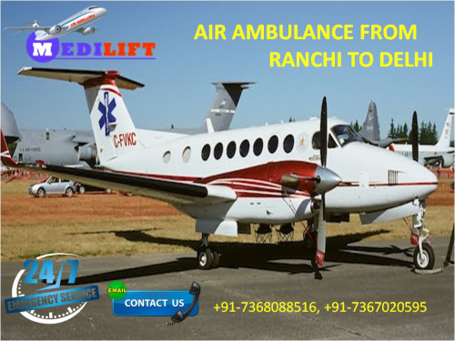 Medilift Air Ambulance from Ranchi to Delhi is available for everyone. We arrange you both charter and commercial aircraft for critical patients. We provide you specialist doctor such as Cardiologist, Neurologist, Anesthesiologist, Orthopedic etc and we allow stretcher, wheelchair, and hi-tech ICU equipment.

Website: http://www.medilift.in/air-ambulance-ranchi-to-delhi/