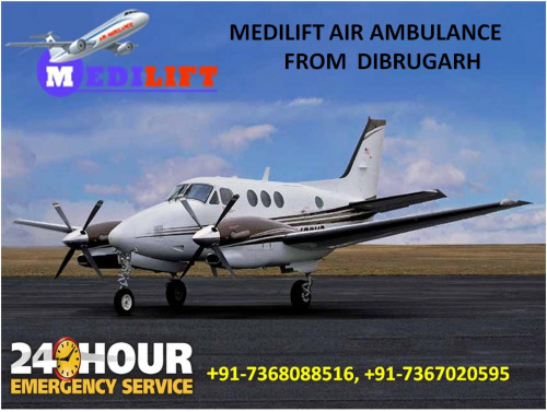 Medilift Air Ambulance Service in Dibrugarh is very effective for relocating the emergency patients from one facility to another with full-fledged chartered aircraft along with the well-specialized medical team for hassle-free shifting process. 
Website: http://www.medilift.in/air-train-ambulance-dibrugarh/