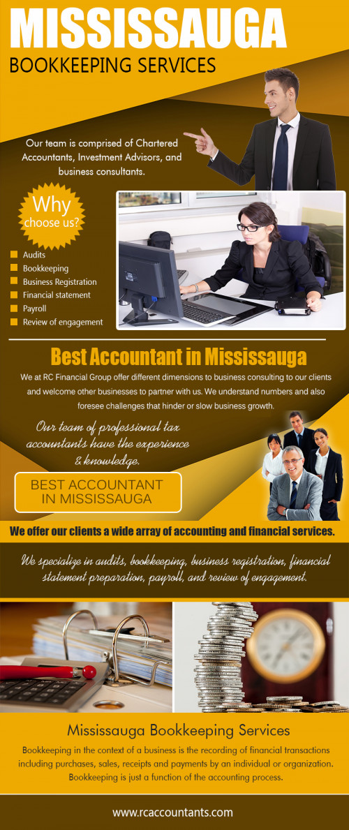 Hire Toronto tax accountant for affordable tax return preparation at http://www.rcaccountants.com/corporate-taxation/

find us: https://goo.gl/maps/Vbxn8sE9paM2

Deals in: 

mississauga accountants
mississauga small business accountant
mississauga tax accountant
toronto tax accountant
CRA tax audit

Tax accountants are available in several different levels and can help out with different needs. Toronto tax accountant do your taxes according to their well proven methods. Our services are best for straight forward tax situations. The tax preparers will have differing levels of experience.

Business name - RC Accountant - CRA Tax-Bookkeeping Mississauga
CATOGERY -  Accountant
ADDRESS  - 1290 Eglinton Ave E, Mississauga, ON L4W 1K8
PHONE:     +1 855-910-7234
Email:  info@rcfinancialgroup.com

Social---
http://s36.photobucket.com/user/CRAtaxaudit/
https://in.pinterest.com/CRAtaxaudit/
https://www.instagram.com/crataxaudit/