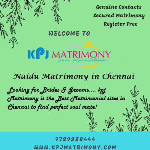 Find Lakhs of Naidu community brides and grooms on KPJ Matrimony.Register Now and Find out your Perfect Life Partner in KPJ Matrimony. Registration is Free!!! Free!!! Free!!!