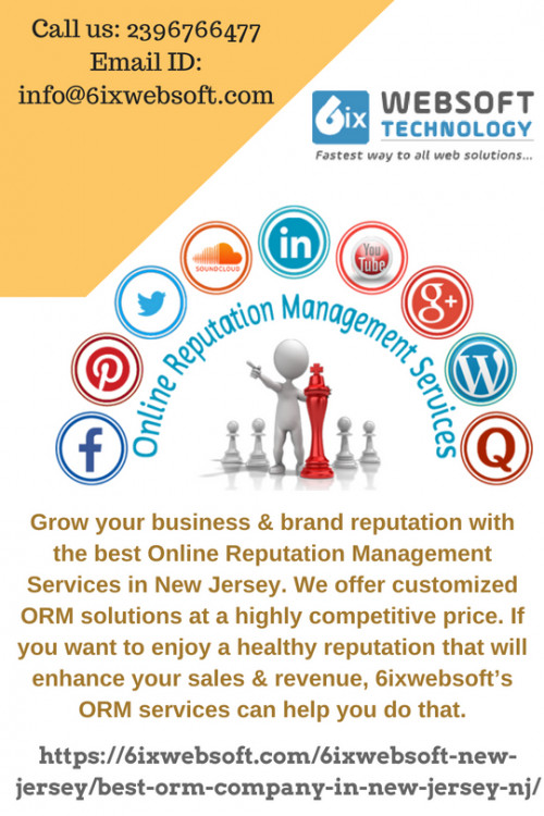 Enhance your brand’s online reputation with our reliable ORM Services in New Jersey. We ensure superb brand building through our excellent and experience ORM operators. Contact us today to enjoy a great online reputation that will enhance your business sales!

https://6ixwebsoft.com/6ixwebsoft-new-jersey/best-orm-company-in-new-jersey-nj/