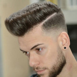 Pompadour-Fade-Thick-Part