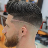 Pompadour-Low-Skin-Fade-Beard