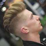 Pompadour-with-High-Taper-Fade