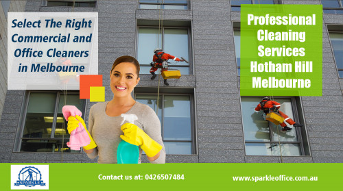 Our website : https://www.sparkleoffice.com.au/cleaning-services-hotham-hill-melbourne/  
The overall condition of your office is important for making a positive first impression for clients and staff members alike. Moreover, a clean and well-organized office is much more conducive to productivity as employees can focus on the important tasks at hand rather than maintaining the cleanliness of their workspaces. A Professional Cleaning Services northern suburbs Melbourne provide customized cleaning services so that your offices are always clean, comfortable, and presentable.
More Links : https://vimeo.com/housecleaningmelbourne   
http://www.dailymotion.com/VacateCleaningMelbourne   
https://plus.google.com/u/0/communities/104312099880084097323  
sparkleofficecleaning.com.au