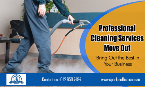 Our Website: https://www.sparkleoffice.com.au/
When somebody comes into your office, you'll know they could look around and see a fresh, completely clean, absolutely specialist space. You could simply transform it over to another person, protected in the knowledge that it's going to get done and that you won't be losing time trying to do the cleaning on your own. A good Office Cleaning Dandenong service is going to be extensive and expert, suggesting that not only will the carpet be freshly vacuumed often, however likewise that there will not be any kind of dust bunnies under office furniture or embeded corners.
More Links : https://vimeo.com/housecleaningmelbourne
https://plus.google.com/u/0/communities/104312099880084097323
http://www.dailymotion.com/VacateCleaningMelbourne