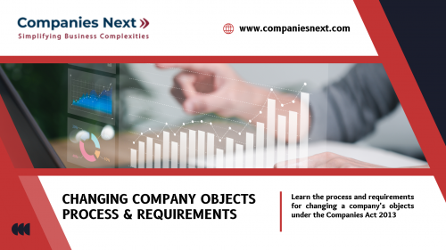 Learn how to change your company's objects under the Companies Act 2013. This guide covers the steps, including passing a special resolution, filing with the Registrar of Companies, and getting any needed approvals. Follow these steps to ensure a smooth and compliant process. Also read- https://www.companiesnext.com/change-of-objects