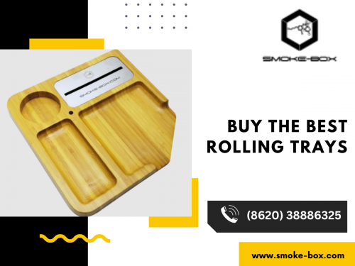 Our industry-leading team of manufacturers at Smoke Box provides a wide variety of rolling trays that can be tailored to your preferences. 

Learn more: https://smoke-box.com/rolling-trays/