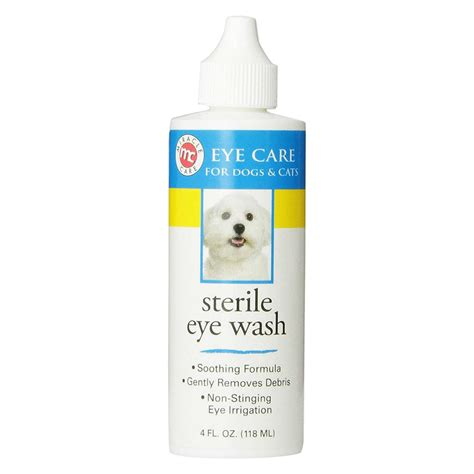 can you use sterile eye wash on dogs