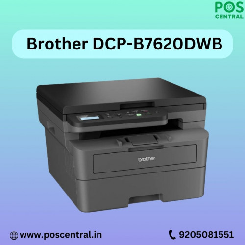 The Brother DCP-B7620DWB Multifunction Printer is a powerful device that enhances productivity for both home and office environments. Featuring print, scan, and copy functions, this printer ensures versatility in one compact design. With high-speed printing capabilities and wireless connectivity, users can easily print from their devices without any hassle. The Brother 7620 printer also supports duplex printing, saving both time and paper. Experience efficient performance and quality results with this reliable printer from POS Central India. For more information, visit https://www.poscentral.in/brother-dcp-b7620dwb-multifunction-wifi-duplex-laser-printer-print-scan-copy.html