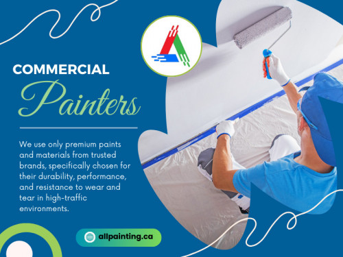 By prioritizing high-grade paints and supplies, you enhance the appearance and longevity of your space while reducing the need for frequent maintenance. To ensure the best results, partner with professional Commercial painters who use only the finest materials for your project.

Visit Our Website: https://allpainting.ca/

All Painting Toronto

Address: 18 King Street East, Suite 1400, Toronto, On, M5c 1c4
Phone: (416)-710-4224
Email: Info@allpainting.ca

Find Us On Google Map: https://maps.app.goo.gl/TikCDVfNgfp8PmCdA

Our Profile: https://gifyu.com/allpainting

See More:

https://is.gd/ApKlOa
https://is.gd/D5KN7v
https://is.gd/n9wqSF
https://is.gd/4AFL0K