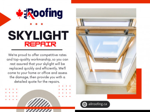 Skylights can be a wonderful addition to any home. However, like any other part of a house, skylights require proper maintenance or Skylight repair to function effectively. 

When they start showing signs of damage or wear, it is crucial to address these issues immediately to avoid more extensive problems. 

Official Website : https://allroofing.ca/

All Roofing Services & Skylights

ADDRESS: 19 Sabrina Dr, Etobicoke, ON M9R 2J4
CALL US : 647-560-2688
EMAIL US : nfo@allroofingtoronto.ca

Find Us On Google Map: https://maps.app.goo.gl/BE9e7RSgfzXbXYYv7

Our Profile: https://gifyu.com/allroofingca

See More:

https://is.gd/SxvEkc
https://is.gd/4AF5u9
https://is.gd/qJwqBv
https://is.gd/rex3I5