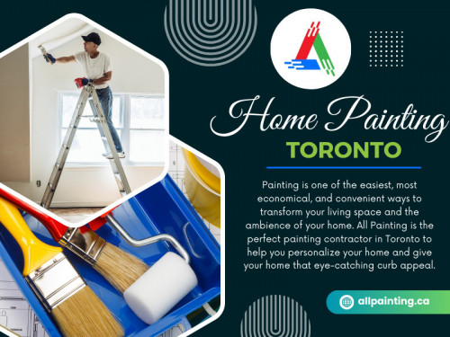 When requesting quotes, be specific about the scope of your project, including the size of the area to be painted, the type of paint you want, and any additional services such as surface preparation or priming.

When reviewing quotes, don't automatically choose the cheapest Home painting Toronto option; instead, focus on the overall value. 

Visit Our Website: https://allpainting.ca/

All Painting Toronto

Address: 18 King Street East, Suite 1400, Toronto, On, M5c 1c4
Phone: (416)-710-4224
Email: Info@allpainting.ca

Find Us On Google Map: https://maps.app.goo.gl/TikCDVfNgfp8PmCdA

Our Profile: https://gifyu.com/allpainting

See More:

https://v.gd/rfPtyI
https://v.gd/w3mh6B
https://v.gd/bsm1FF
https://v.gd/Nr9dKJ