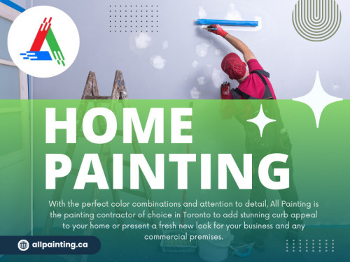 A reliable painter will ensure your project is completed to the highest standard, enhancing your home's appearance and value. All Painting is a trusted name for professional, high-quality painting services in Toronto. 

Visit Our Website: https://allpainting.ca/

All Painting Toronto

Address: 18 King Street East, Suite 1400, Toronto, On, M5c 1c4
Phone: (416)-710-4224
Email: Info@allpainting.ca

Find Us On Google Map: https://maps.app.goo.gl/TikCDVfNgfp8PmCdA

Our Profile: https://gifyu.com/allpainting

See More:

https://v.gd/rfPtyI
https://v.gd/w3mh6B
https://v.gd/bsm1FF
https://v.gd/t8vwgC