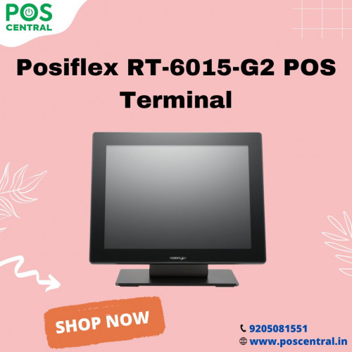 The Posiflex RT 6015 G2 Touchscreen Terminal offers seamless installation with a tool-free rear cover for quick setup and easy servicing. Enhance your business efficiency with options like a customer line display or a 9.7” second customer-facing LCD, making transactions smoother and more engaging. Its sleek design and advanced features make it a perfect fit for any modern retail environment. Get the ultimate RT 6015 G POS solution to streamline your operations. Available now at POS Central India. For more information, visit https://www.poscentral.in/posiflex-rt-6015-g2-pos-terminal.html