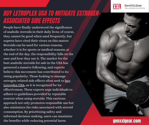 People have finally understood the significance of anabolic steroids in their daily lives; of course, they cannot be good when used frequently, but experts have cited their views on this matter. Steroids can be used for various reasons, whether it is for sports or medical reasons; at the end of the day, the responsibility falls on the user and how they use it. The market for the best anabolic steroids for sale in the USA has garnered a massive following, and experts believe this movement has contributed to its rising popularity. Those looking to manage estrogen-related side effects often seek to buy Letroplex USA, as it is recognized for its effectiveness. These experts urge individuals to adhere to guidelines provided by reputable sources when using steroids. This cautious approach not only promotes responsible use but also minimizes the risks associated with steroid consumption. By prioritizing safety and informed decision-making, users can maximize the benefits while reducing potential harm.