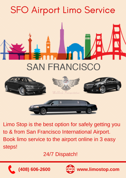 Limo Stop is the best option for safely getting you to & from San Francisco International Airport. Book limo service to the airport online in 3 easy steps! 24/7 Dispatch!

Book here: https://www.limostop.com/