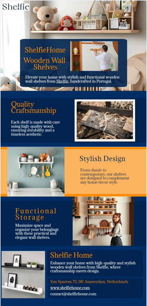 Choose quality and character with wooden wall shelves from Shelfie, made with care in Portugal. Discover how a wall shelf can enrich your home. https://shelfiehome.com/