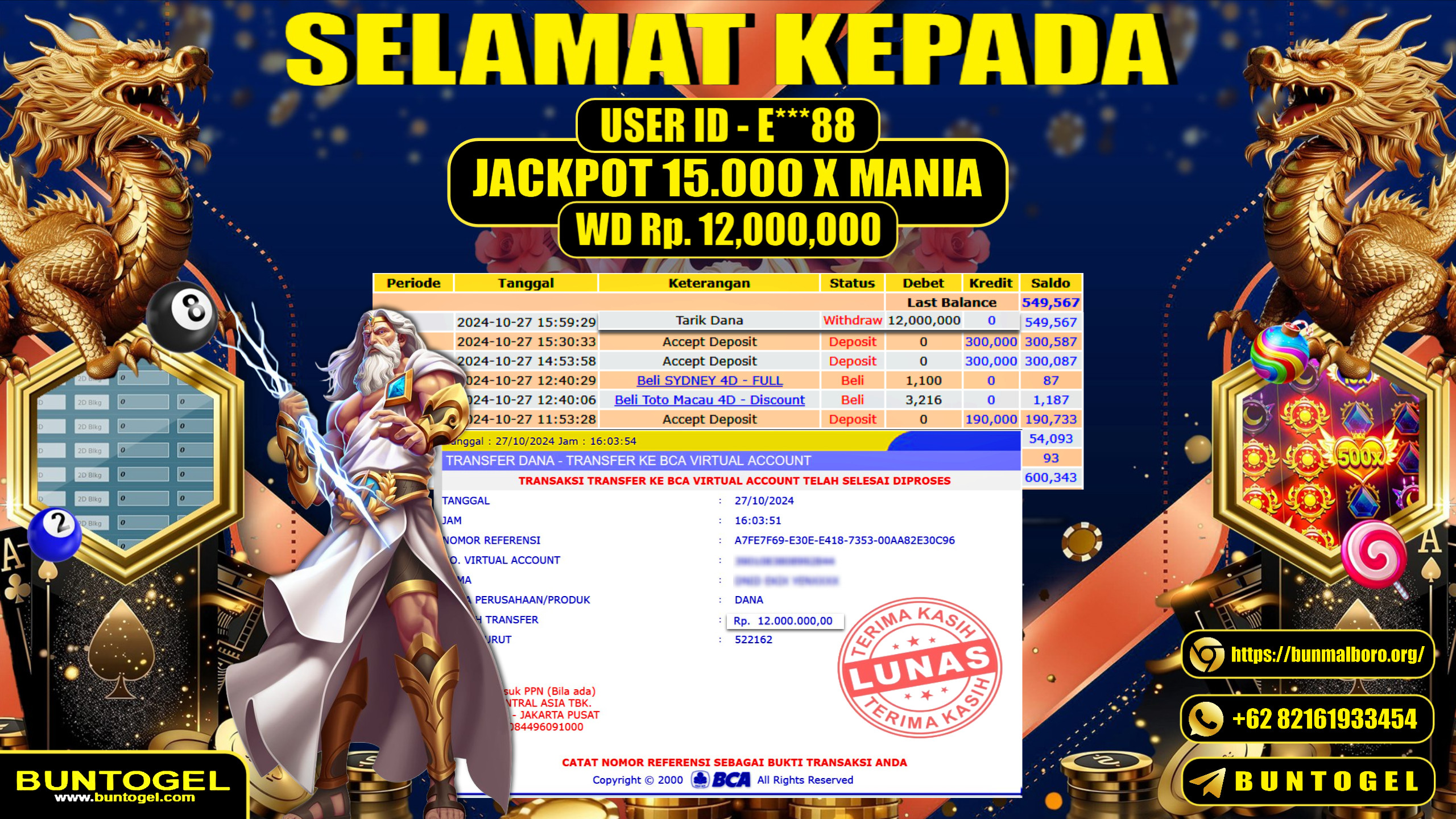 BUKTI BAYAR BUNTOGEL