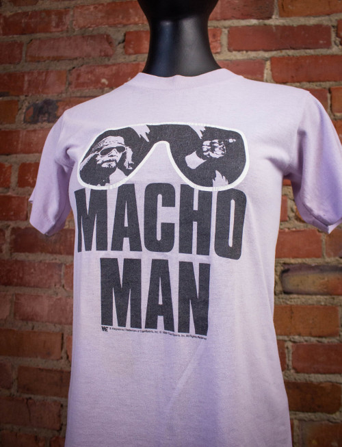 VintageMachoManGraphicTShirt1988Purple 5