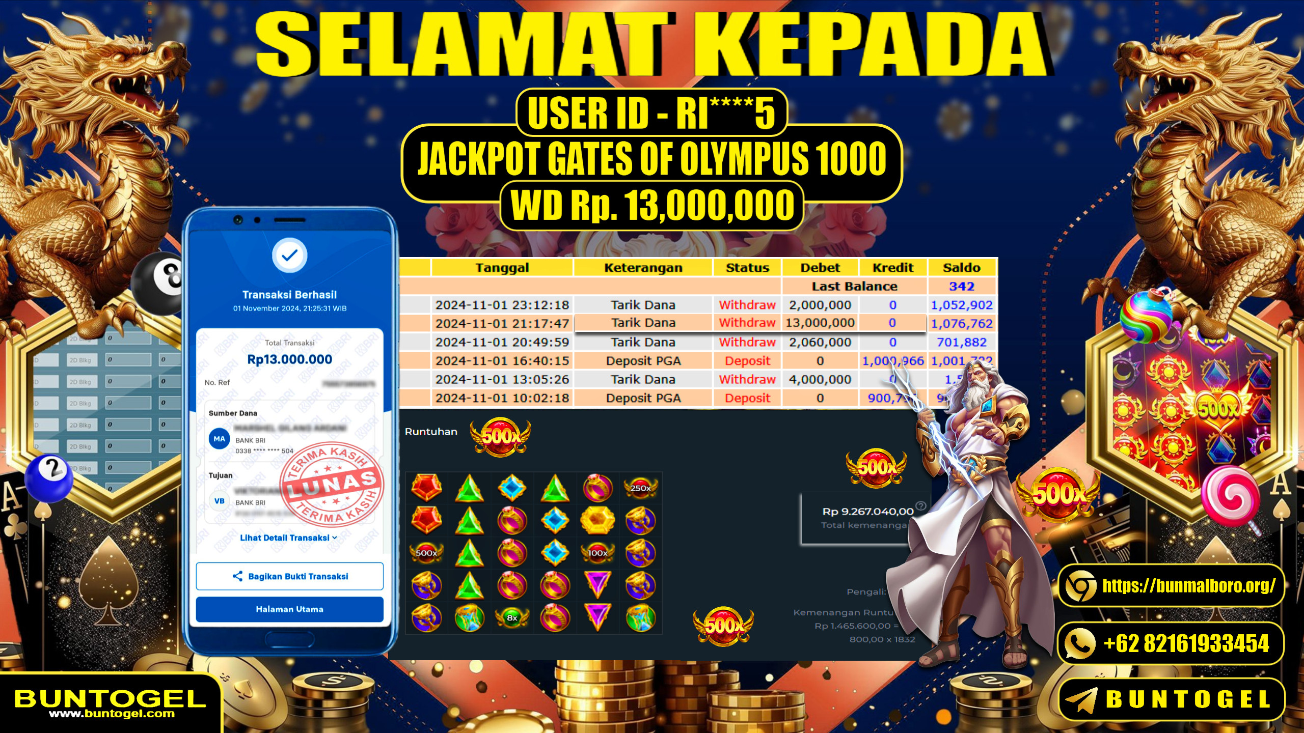 BUKTI BAYAR BUNTOGEL