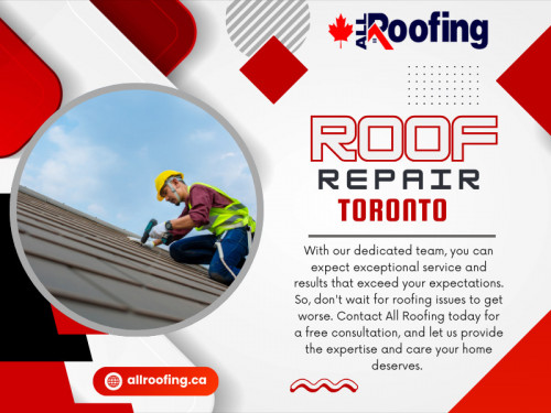 Clogged gutters can lead to water backing onto the roof, causing leaks and damage.

Clearing debris from gutters is a simple task that can prevent a costly roof repair Toronto. Use a ladder and gloves to remove leaves, sticks, and other debris, ensuring water flows freely through the downspouts.

Official Website : https://allroofing.ca/

All Roofing Toronto

ADDRESS: 19 Sabrina Dr, Etobicoke, ON M9R 2J4
CALL US : 647-560-2688
EMAIL US : info@allroofingtoronto.ca

Find Us On Google Map: https://maps.app.goo.gl/BE9e7RSgfzXbXYYv7

Our Profile: https://gifyu.com/allroofingca

See More:

https://is.gd/mZmqfR
https://is.gd/LhFg6N
https://is.gd/J2Vl3E
https://is.gd/SxvEkc