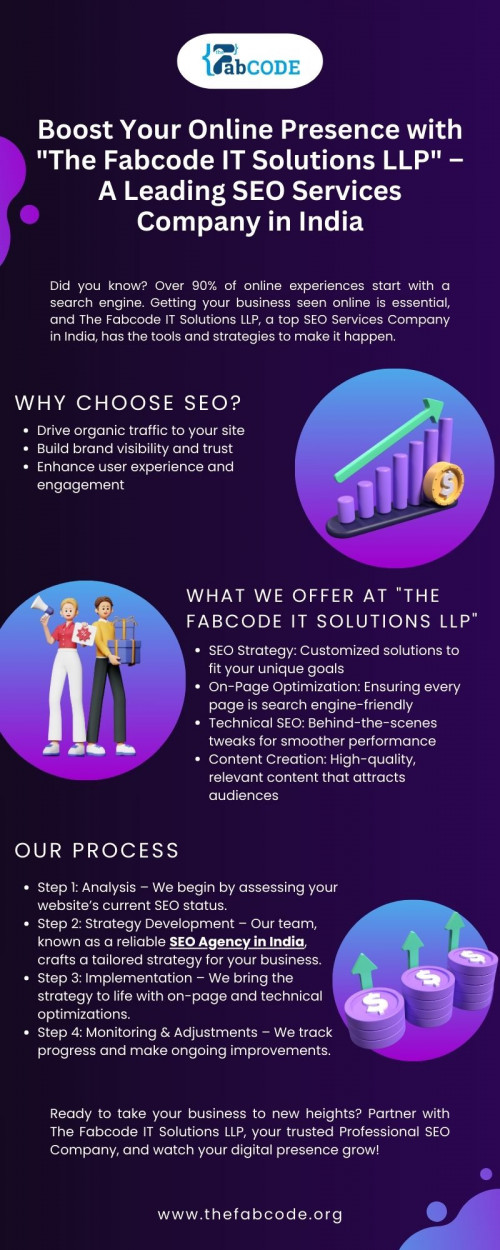 Visit: https://thefabcode.org/digital-marketing/seo-services/