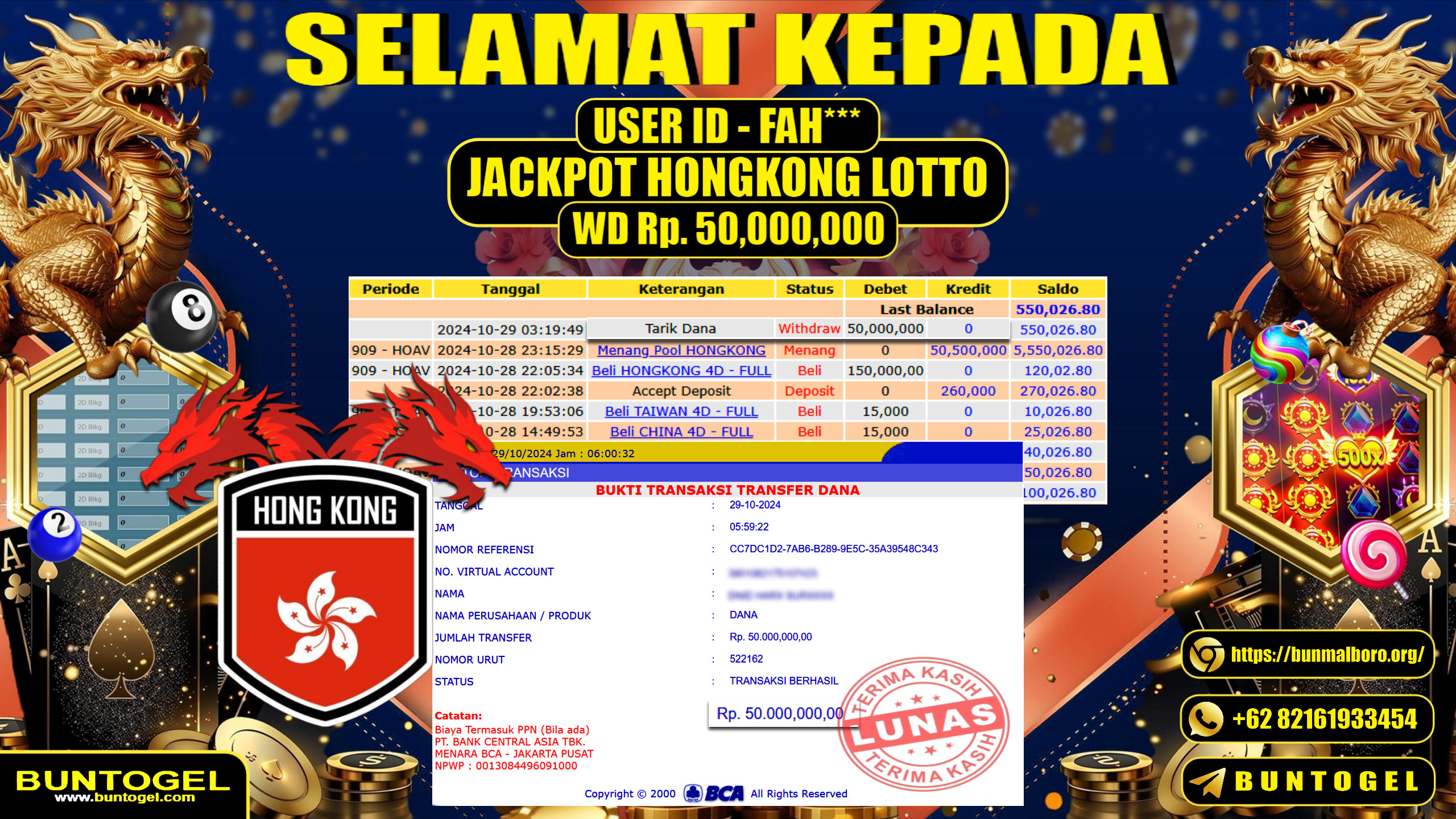 BUKTI BAYAR BUNTOGEL