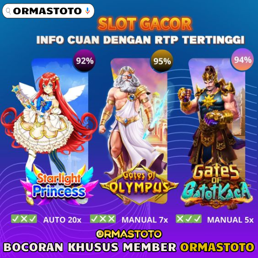 Ormastoto: Situs Slot Online Terpercaya untuk Kemenangan Mudah dan Menyenangkan