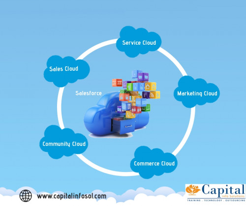 Salesforce CRM is a cloud computing platform there are some of the different clouds as follows
-Sales cloud
-Service Cloud
-Marketing Cloud
-Commerce Cloud
-Community Cloud 
for more information 
visit: https://www.capitalinfosol.com/blog/salesforce-career-path