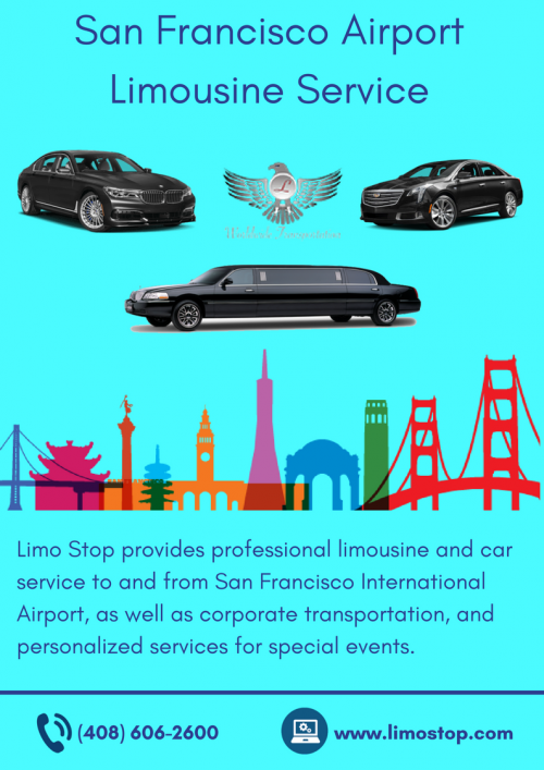 Limo Stop provides professional limousine and car service to and from San Francisco International Airport. For more information you can visit: https://www.limostop.com/