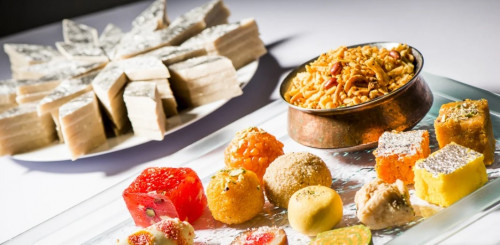 Authentic Indian sweets online - Order Indian Mithai, Indian Sweets, Indian Savouries online for Next Day Delivery anywhere in the UK. Fresh, fast and Authentic Indian foods delivered.

Please visit at:- https://www.sharmilee.co.uk

Sharmilee
71 - 73 Belgrave Road
Leicester
LE4 6AS

 info@sharmilee.co.uk
 0116 261 0503
0116 266 8471