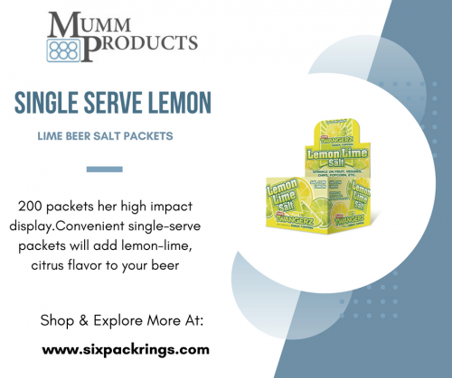 Single Serve Lemon Lime Beer Salt Packets - Gifyu