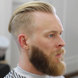 Slick-Back-Undercut-with-Long-Beard