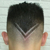 Slicked-Back-Hair-V-Shape-Design