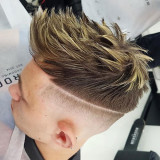 Spiky-Hair-with-Fade-and-Hair-Design