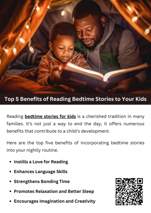 Reading a bedtime story for kids offers numerous benefits that enhance their development. It fosters a love for reading, boosts vocabulary, and stimulates imagination. Bedtime stories also create a calming routine, helping children wind down before sleep. Additionally, this shared experience strengthens the parent-child bond, encouraging open communication. Ultimately, reading bedtime stories plays a vital role in nurturing well-rounded, emotionally secure children. To know more visit here https://inflationeducation.net/better-bedtime-stories/