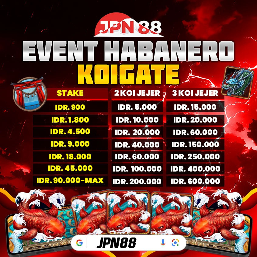 bonus Koi Gate JPN88 