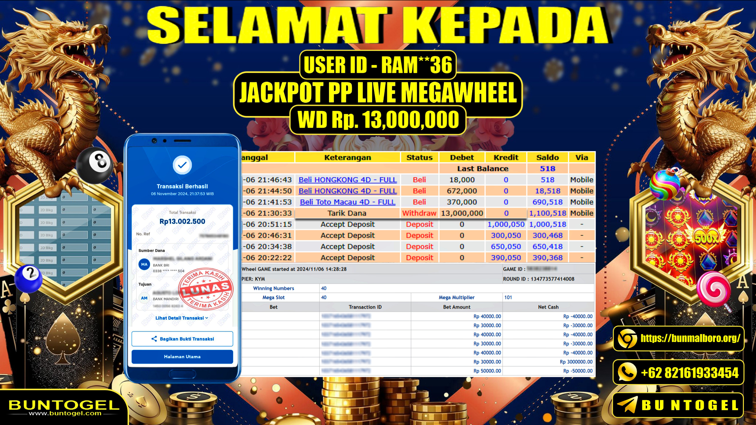 BUKTI BAYAR BUNTOGEL