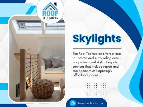 Skylights are becoming popular for homeowners and businesses alike, not just for their aesthetic appeal but for their ability to enhance energy efficiency. 

Official Website: https://therooftechnician.ca/
Find us on Google Map: https://maps.app.goo.gl/6sBSffpLP8je9mUd6

Address: 3891 Chesswood Dr, North York, ON M3J 2R8, Canada
Tell: +14168260040

Our Profile: https://gifyu.com/rooftechnician
More Images: 
https://tinyurl.com/46jy94w9
https://tinyurl.com/ycxrbb3a
https://tinyurl.com/u3h26ud4
https://tinyurl.com/28e2r78s