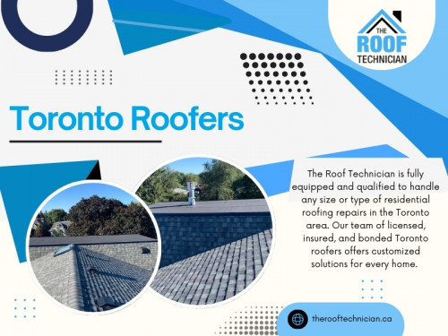 When it comes to roofing, choosing the right Toronto roofers is crucial for ensuring your roof's durability, safety, and longevity. 

Official Website: https://therooftechnician.ca/
Find us on Google Map: https://maps.app.goo.gl/6sBSffpLP8je9mUd6

Address: 3891 Chesswood Dr, North York, ON M3J 2R8, Canada
Tell: +14168260040

Our Profile: https://gifyu.com/rooftechnician
More Images: 
https://tinyurl.com/46jy94w9
https://tinyurl.com/ycxrbb3a
https://tinyurl.com/u3h26ud4
https://tinyurl.com/3ymk3afv